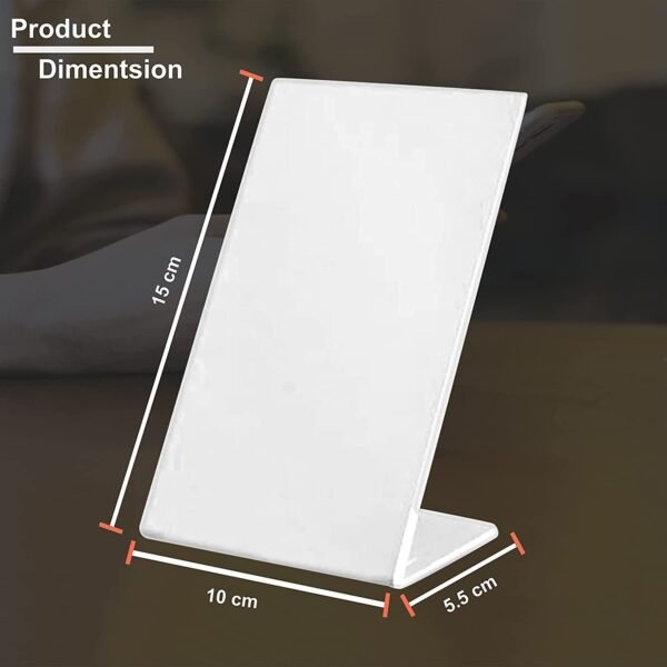 Acrylic QR Bar Code Display Stand